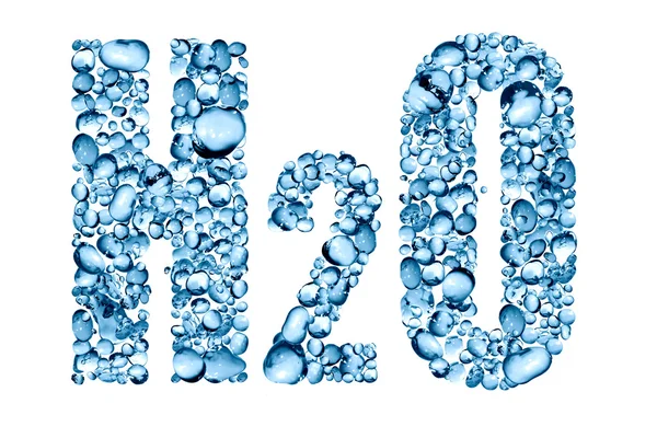 Water formule h2o — Stockfoto