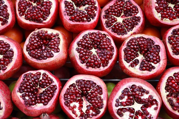 Pomegranates Background — Stock Photo, Image