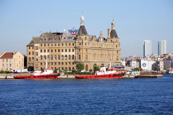 Slavný železniční stanice v Istanbulu — Stock fotografie