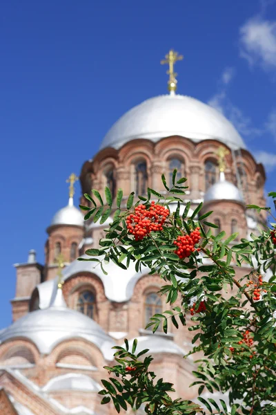 Давньоруський православний собор — стокове фото