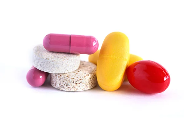 Pills On White — Stock Photo, Image