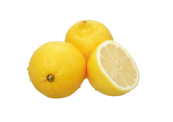 Limones húmedos — Foto de Stock