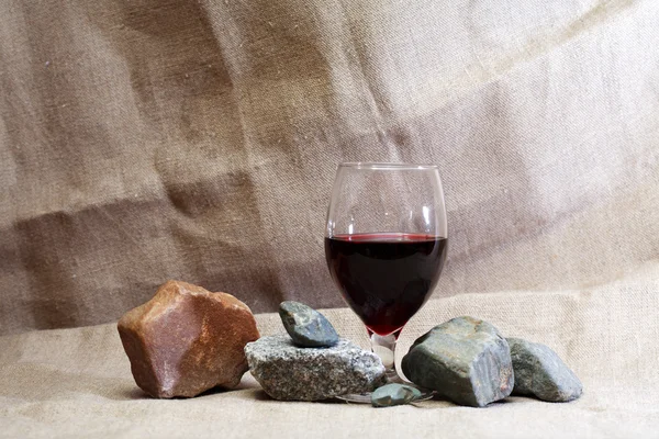 Vin och stenar — Stockfoto