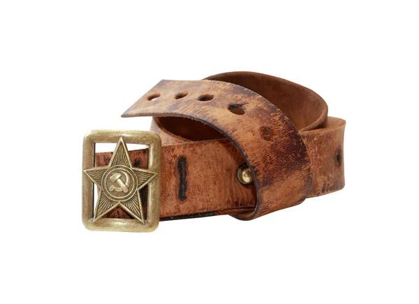 Old Leather Belt — Stock Photo, Image