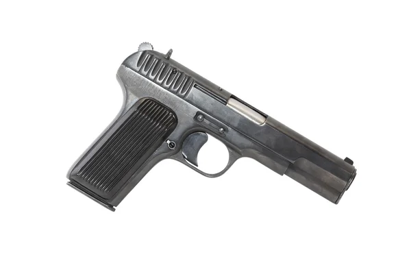 Pistol On White — Stock Photo, Image