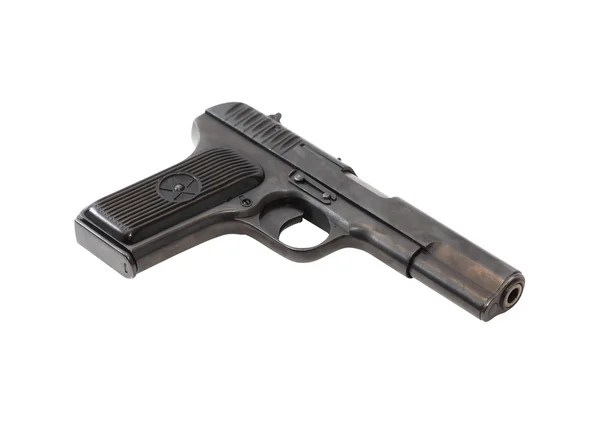 Pistol On White — Stock Photo, Image