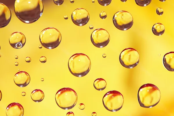 Yellow Drops Background — Stock Photo, Image