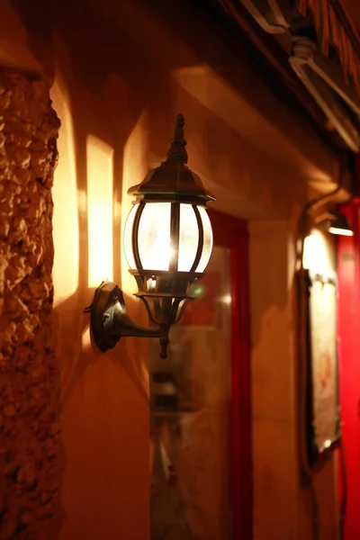 Lantern On Wall — Stock Photo, Image