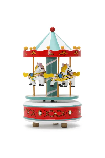 Wooden Toy Carousel — Stock Photo, Image