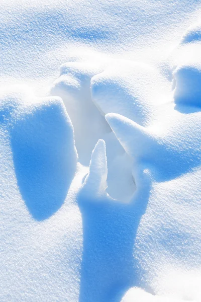 Neve sob sol — Fotografia de Stock