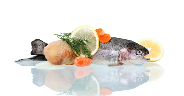 Pescado crudo para la preparación — Foto de Stock