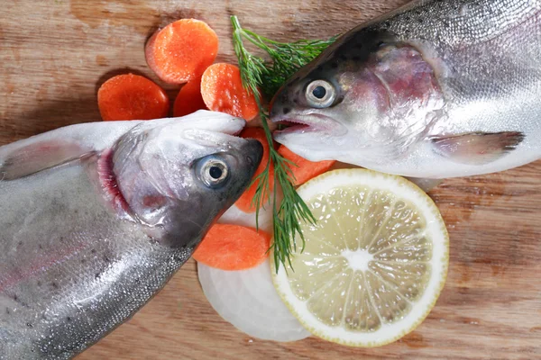 Raw Fish For Preparation — Stock Photo, Image