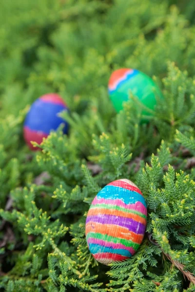 Huevo de Pascua rayado —  Fotos de Stock