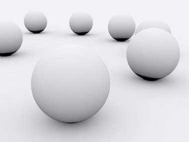 topları arka plan. 3D