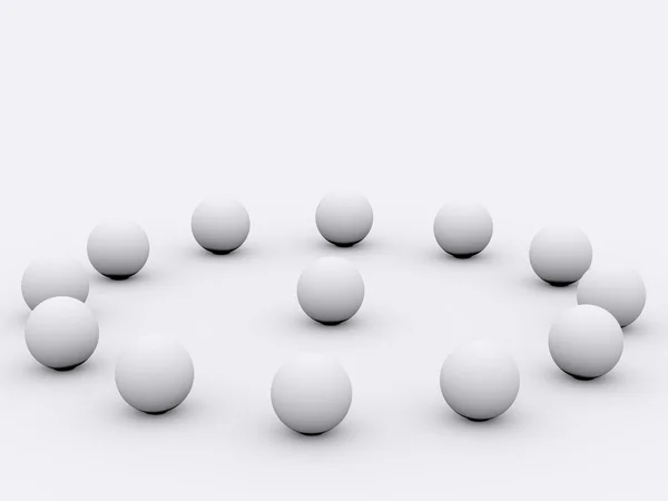 Balls abstract background. 3d — Stock Photo, Image