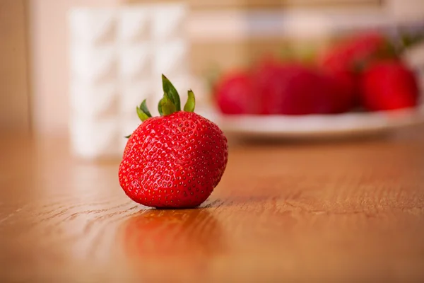 Strawberry. fruit background — Stock Photo, Image