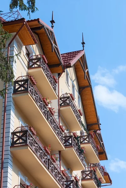 Abstraction with balconies — Stock Photo, Image