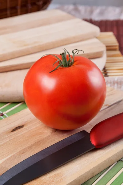 Rote Tomate — Stockfoto