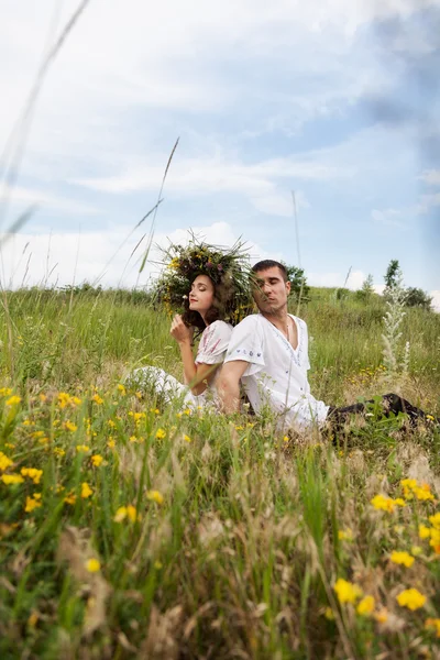 Ragazzo e ragazza — Foto Stock