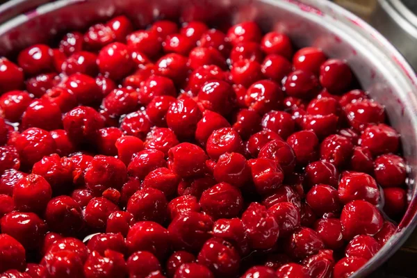 Confiture de cerises rouges — Photo