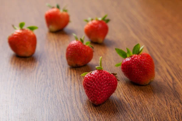 Red juicy strawberry — Stock Photo, Image