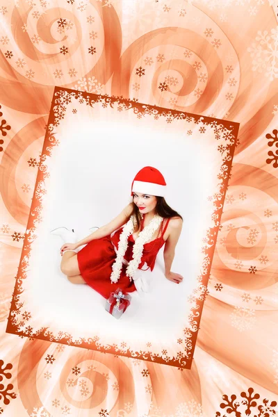 Bella Santa ragazza — Foto Stock