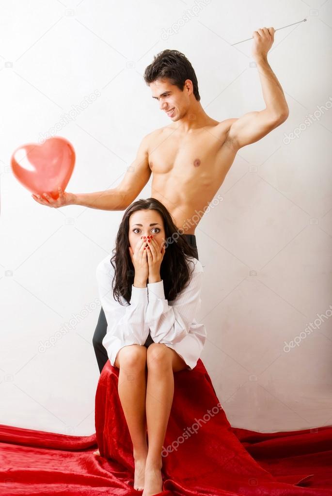 relationship. sensual couple