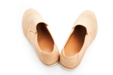 Mens bej, zarif ayakkabılar