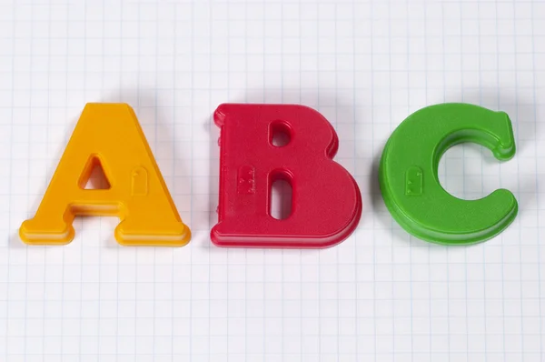 Cartas abc — Foto de Stock