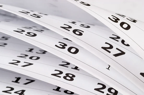 Calendrier Photo De Stock