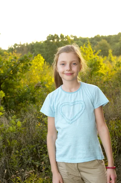 Girl in the forest Royalty Free Stock Images