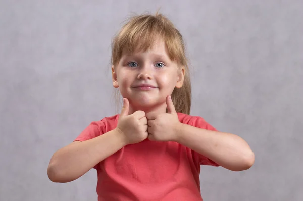 Funny krásná dívka — Stock fotografie