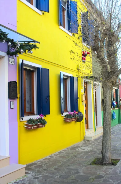 Isla de Burano, Italia — Foto de Stock