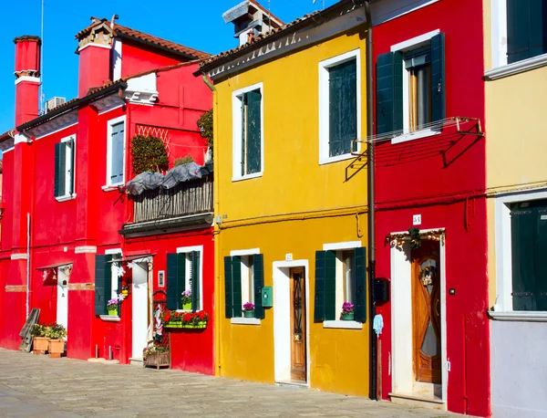 Burano ostrov, Itálie Stock Fotografie