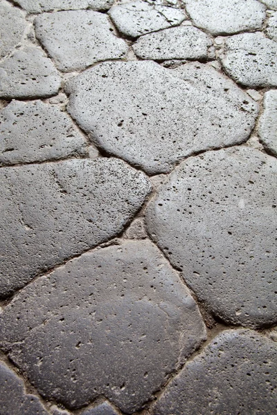 Ancient cobblestone road — Stock Photo, Image