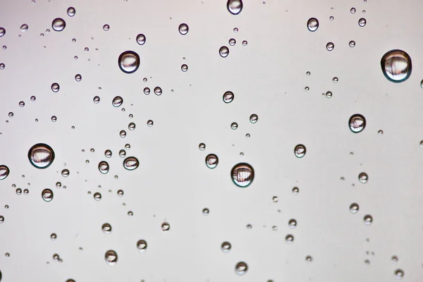 Wasser Tropft Auf Das Fenster Regenrückhalt — Stockfoto