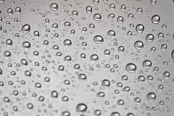 Gotas de agua en la ventana — Foto de Stock
