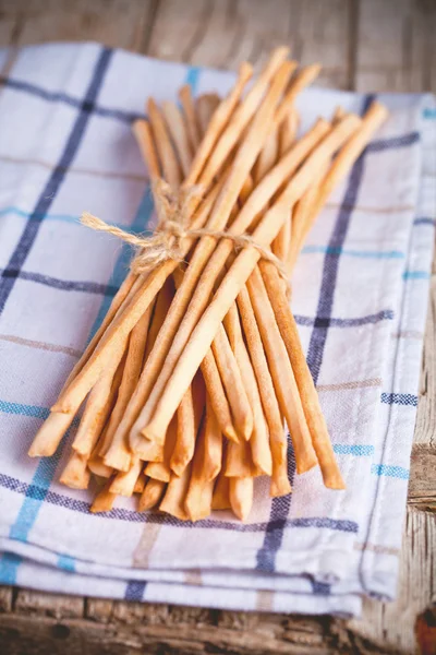 Bread sticks grissini — Stock Photo, Image