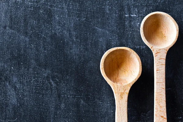 Two wooden spoons — Stock Photo, Image