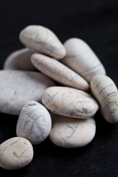 Pile of white stones — Stock Photo, Image