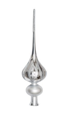 Gümüş Noel köknar ağacı köşe