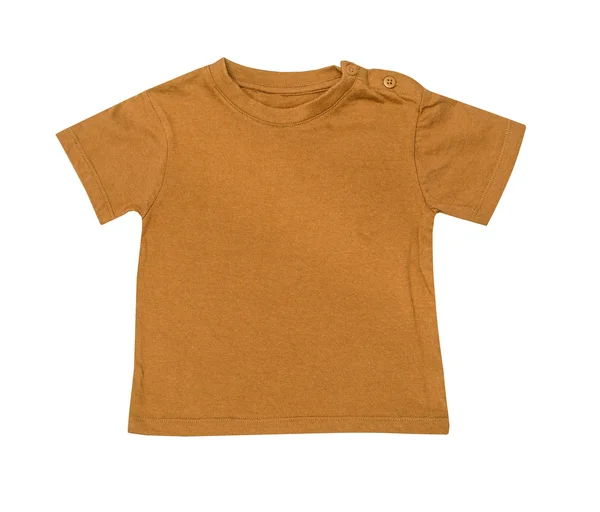 아 이들의 착용-오렌지 셔츠 — 스톡 사진