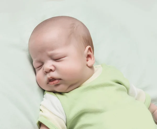 Novorozené dítě-měsíční — Stock fotografie