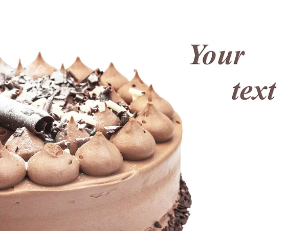 Tiramisu cake  isolated — Stock Photo, Image