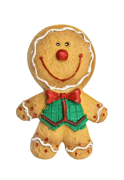 Noel gingerbread izole — Stok fotoğraf