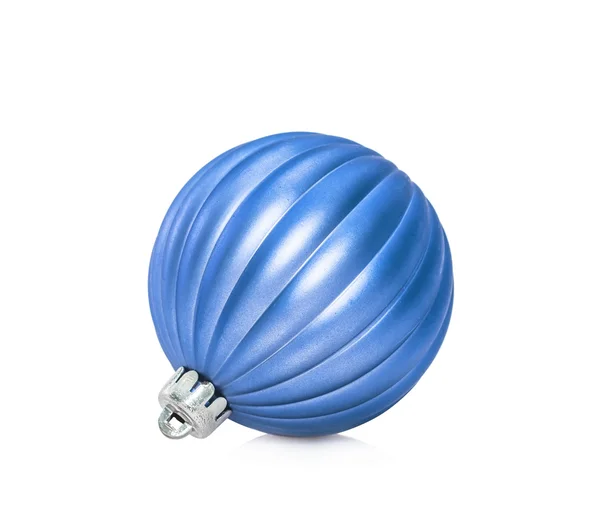 Blue Christmas ball — Stock Photo, Image