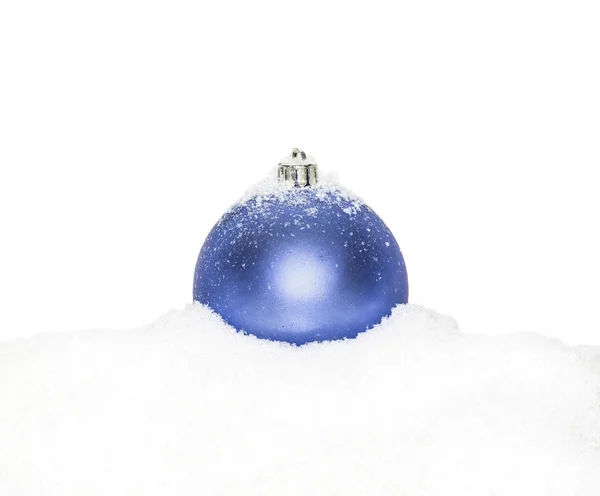 Blue Christmas New Year sphere — Stock Photo, Image