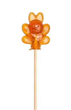 Lolipop, lolipop tavşan şeker, tahta çubuğa tavşan
