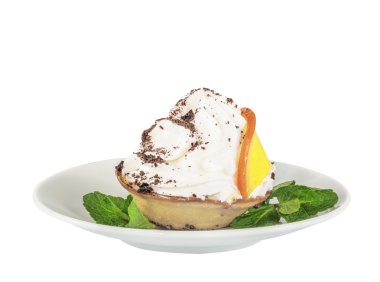 Turuncu ve çikolatalı kek