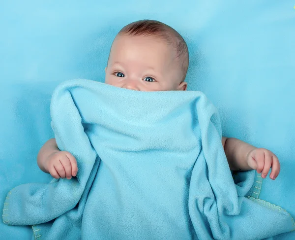 Νεογέννητο μωρό μπλε — Φωτογραφία Αρχείου